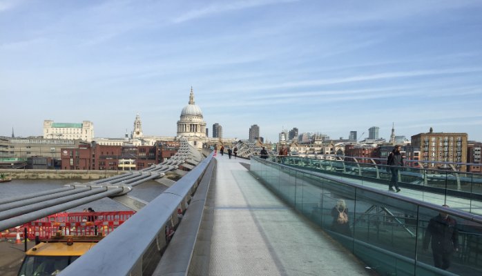 Taken by Scott during a recent work session in London. As with the Millennium Bridge- are you opening new ways for your clients to do business with you?