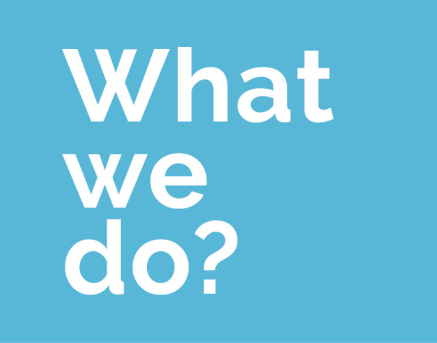 What we do