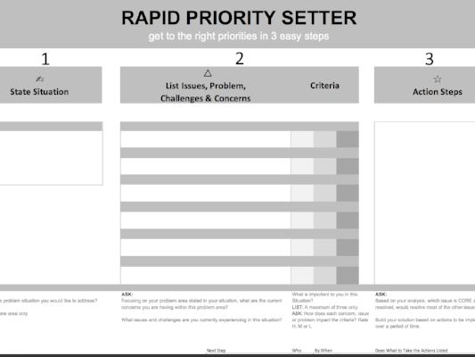 RAPID PRIORITY SETTER