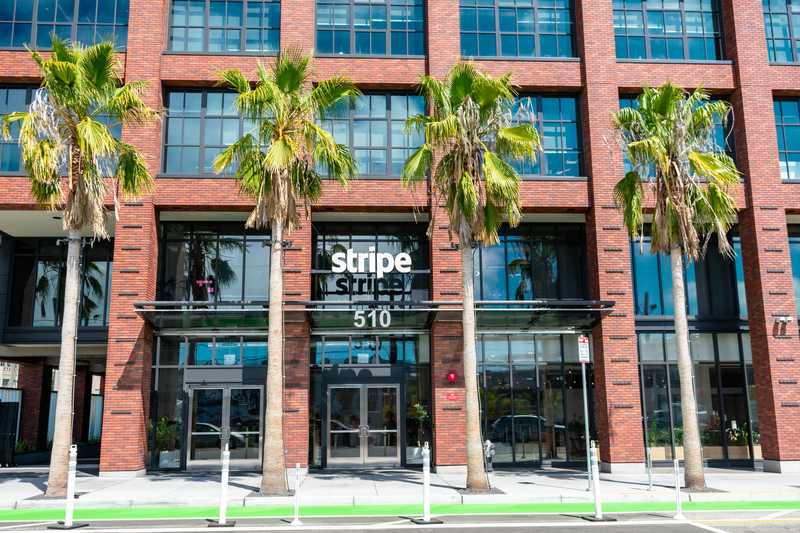 Stripe Corporate Headquarters in California. Photo used under licence and copyright.