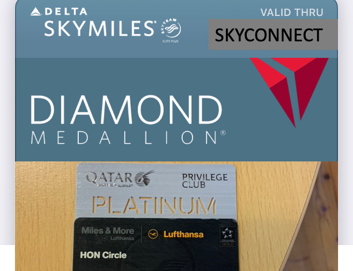 Delta Lufthansa Qatar Zoom valuation earn status miles without flying